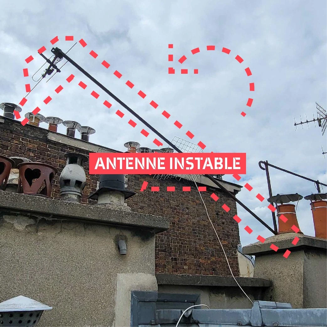 Antenne instable